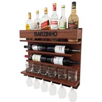 Adega de Vinho de Parede com Barzinho Sala - Barzinho IM