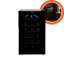 Adega de Vinhos 220V AD1812PT Sofisticação e Controle para sua Coleção
