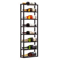 Adega de Vinhos Industrial em Metalon 7 Garrafas 98x35cm Estilo e Praticidade Adega de Vinhos Industrial em Metalon 7 Garrafas 98x35cm Estilo e Praticidade