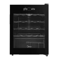 Adega de Vinhos Midea Inverter para 24 Garrafas com até 18C - MDRW110FGGGL3