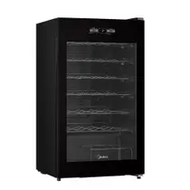 Adega de Vinhos Midea Inverter Smart para 34 Garrafas com até 18C - MDRW150FGGGL3