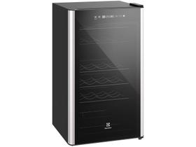 Adega Electrolux 29 Garrafas com Compressor Dual Zone Preta com LED WDF29