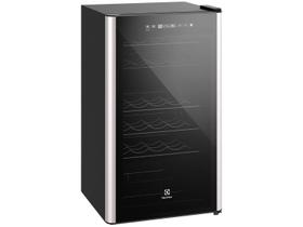 Adega Electrolux 29 Garrafas com Compressor Dual - Zone Preta com LED WDF29