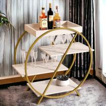 Adega JB 4009 Pérola e Dourado Bechara Adega JB 4009 Pérola e Dourado Bechara