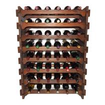 Adega Madeira Vinho 48 Garrafas Cor Imbuia C06 Adega Madeira Vinho 48 Garrafas Cor Imbuia C06