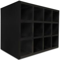 Adega MDF Suporte Nicho De 12 Garrafas Vinho De Parede Adega MDF Suporte Nicho De 12 Garrafas Vinho De Parede