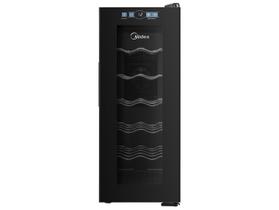 Adega Midea 12 Garrafas Preta com LED MDRW066FGGGL3