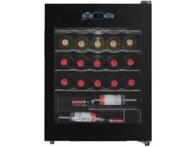 Adega Midea 24 Garrafas com Compressor Preto com LED MDRW110FGGGL3
