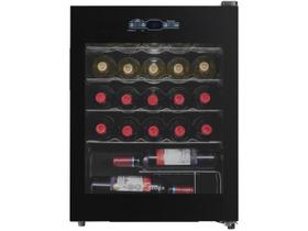 Adega Midea 24 Garrafas com Compressor Preto com LED MDRW110FGGGL3 Adega Midea 24 Garrafas com Compressor Preto com LED MDRW110FGGGL3