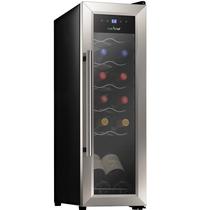 Adega NutriChef Slim de Aço Inoxidável para 12 Garrafas Adega NutriChef Slim de Aço Inoxidável para 12 Garrafas