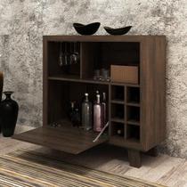 Adega para 6 Garrafas e 1 Porta Tecno Mobili - Rústico Adega para 6 Garrafas e 1 Porta Tecno Mobili - Rústico