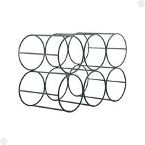 Adega Para 6 Garrafas Preto Metal 30070070 - Mor Adega Para 6 Garrafas Preto Metal 30070070 - Mor