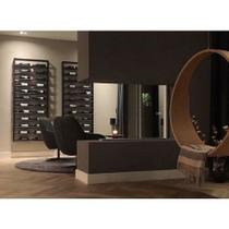 Adega Para Garrafas de Vinhos Luxo Moderna Suporte Garrafas Estilo Industrial Ferro