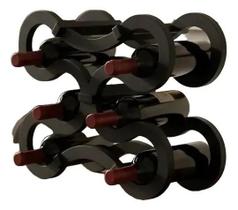 Adega Para Vinhos Suporte Madeira Mdf 6 Garrafas Infinito Adega Para Vinhos Suporte Madeira Mdf 6 Garrafas Infinito