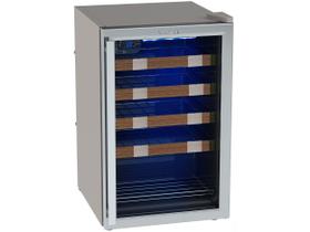 Adega Piubella 100 para 24 Garrafas Cinza