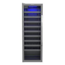 Adega piubella cave 200 para 50 garrafas cinza porta invertida 127v