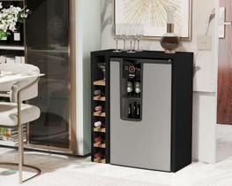 Adega Planejada Carvalho 4008 cor Preto / nature - Comprar moveis em casa Adega Planejada Carvalho 4008 cor Preto / nature - Comprar moveis em casa