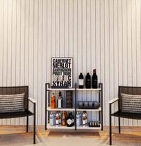 ADEGA PRATELEIRAS ESTILO INDUSTRIAL AÇO FERRO MDF AD01 Informar cor da estrutura e MDF via mensagem após a compra