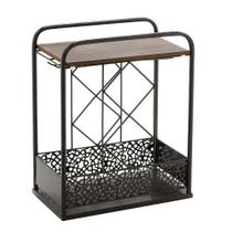 Adega Suporte para Garrafas de Vinho Mini Bar 44cm