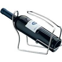 Adega Suporte Porta Garrafa De Vinho Para Mesa Bar Alça Cromado - Zanline
