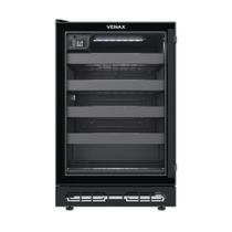 Adega Venax Cave In 100 Porta Invertida 82L Com Opção De Embutir Preto Fosco 127V Adega Venax Cave In 100 Porta Invertida 82L Com Opção De Embutir Preto Fosco 127V