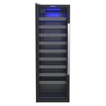 Adega venax piubella 200 p/ 50 garrafas preto porta invertida 127 v 19938