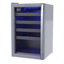 Adega Venax Piubella Cave 100L Porta Invertida Cinza 127V 19924 Adega Venax Piubella Cave 100L Porta Invertida Cinza 127V 19924