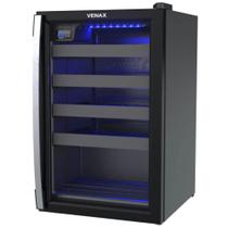 Adega Venax Piubella Cave 100L Preto Fosco 220V 7835 - VENAX ELETRODOMESTICOS LTDA