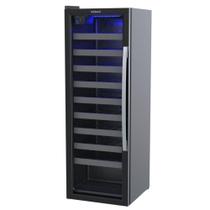 Adega Venax Piubella Cave 200L Porta Invertida Para 50 Garrafas Preto Fosco 220V 19940