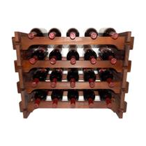 Adega Vinho Madeira 20 Garrafas Cor Imbuia C05 Cevey Adegas e Artesanatos Adega Vinho Madeira 20 Garrafas Cor Imbuia C05 Cevey Adegas e Artesanatos