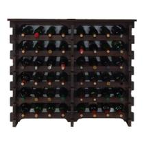 Adega Vinho Madeira 48 Garrafas Tipo Mesa Cor Imbuia C08 Cevey Adegas e Artesanatos Adega Vinho Madeira 48 Garrafas Tipo Mesa Cor Imbuia C08 Cevey Adegas e Artesanatos