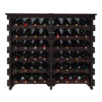 Adega Vinho Madeira 48 Garrafas Tipo Mesa Imbuia C08 - Cevey Adegas E Artesanatos