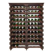 Adega Vinho Madeira 80 Garrafas Tipo Mesa Cor Imbuia C08 Cevey Adegas e Artesanatos Adega Vinho Madeira 80 Garrafas Tipo Mesa Cor Imbuia C08 Cevey Adegas e Artesanatos