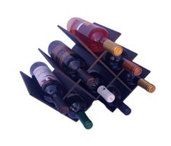Adega Vinho para 8 Garrafas Colmeia Mesa / Balcão - Casa Bar Utilidades