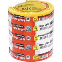 Adelbras Fita Crepe 710 24Mm X 50Mt - Kit C/5 Rl