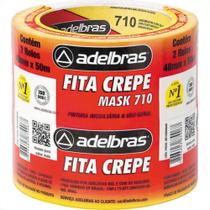 Adelbras Fita Crepe 710 48Mm X 50Mt - Kit C/2 Rl