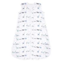 aden + anais saco de dormir do bebê, 100% algodão Muslin, cobertor vestível para meninas e meninos, saco de dormir recém-nascido, respirável e leve, TOG Rating 1.0, estrela em ascensão, médio, 6-12 meses