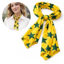 Adereço Copa Do Mundo: Lenço Para Pescoço Estampas Inspiradas no Brasil (1 Und) Adereço Copa Do Mundo: Lenço Para Pescoço Estampas Inspiradas no Brasil (1 Und)