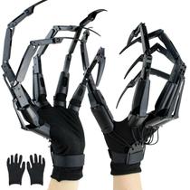 Adereço de fantasia de Halloween Foggizo Articulated Fingers com luvas