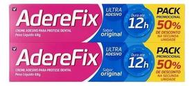 Aderefix fixador de protese dentaria 68g pack c/ 2