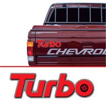 Adesio Turbo D20 Adesivo VERMELHO Traseira