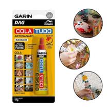 Adesiva Cola Tudo Dag 17gr Artesanato Incolor Garin Multiuso Impermeavel e Resistente Adesiva Cola Tudo Dag 17gr Artesanato Incolor Garin Multiuso Impermeavel e Resistente