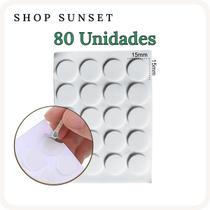 Adesivo 15x15mm Dupla Face Fixar o Pavio de Velas (80 Unid.) Adesivo 15x15mm Dupla Face Fixar o Pavio de Velas (80 Unid.)