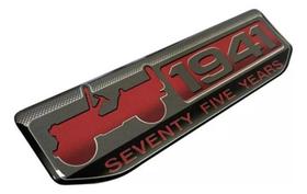 Adesivo 3D Jeep Renegade Wrangler Compass 1941 75 Anos Res15