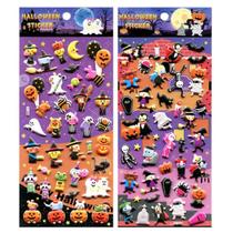 Adesivo 3D Puffy Halloween Day Bubble 9x19cm - 2 folhas Adesivo 3D Puffy Halloween Day Bubble 9x19cm - 2 folhas