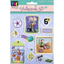 Adesivo 3D Toke e Crie 14 x 12cm - Vida de Garoto