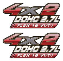 Adesivo 4x2 Hilux 2009/2012 Dohc 2.7l Flex 16 Vvt-i Genérico