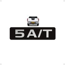 Adesivo 5 A/T Compatível Frontier Emblema Tampa Traseira Adesivo 5 A/T Compatível Frontier Emblema Tampa Traseira