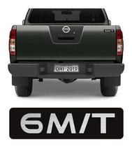 Adesivo 6 M/t Nissan Frontier 08/15 Emblema Tampa Traseira