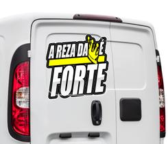Adesivo A Reza Da Coroa É Forte Van Fiorino Caminhão 58cm Adesivo A Reza Da Coroa É Forte Van Fiorino Caminhão 58cm
